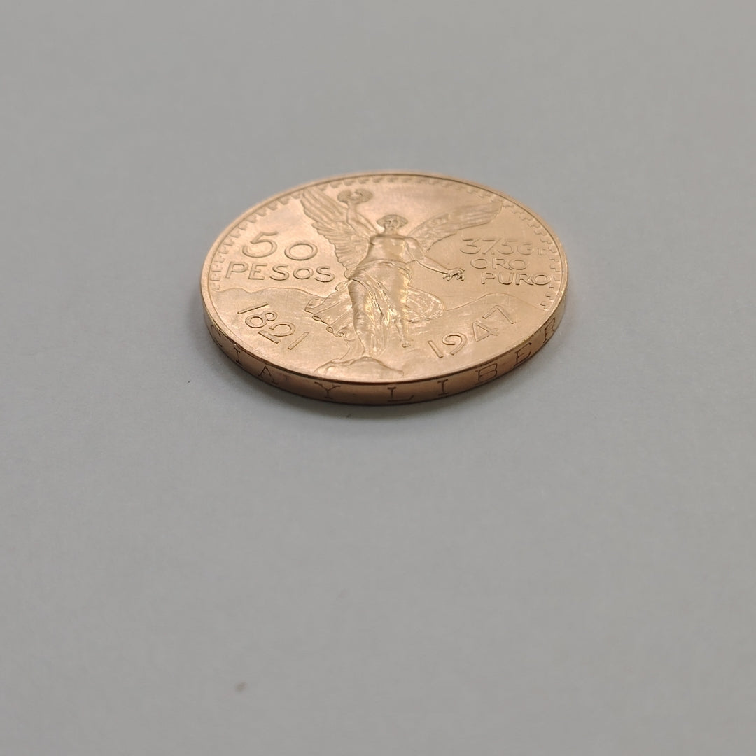 K1 41.6 GRMS 21 K IDENTIFICACIÓN MONEDA NOMINATIVA MONEDAS PESOS 50 PESOS (SEMINUEVO)