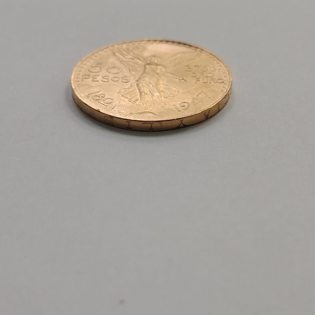 K1 41.6 GRMS 21 K IDENTIFICACIÓN MONEDA NOMINATIVA MONEDAS PESOS 50 PESOS (SEMINUEVO)