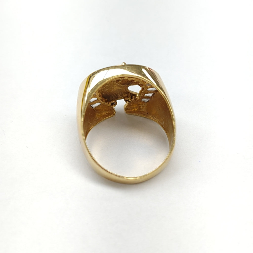 ANILLO ORO 14 K 10.9 GRMS (SEMINUEVO)