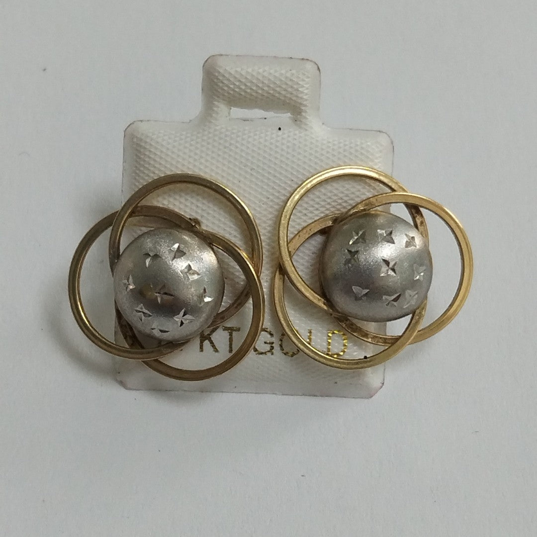 ARETES PAR ORO 14 K 2,20 GRMS (SEMINUEVO)