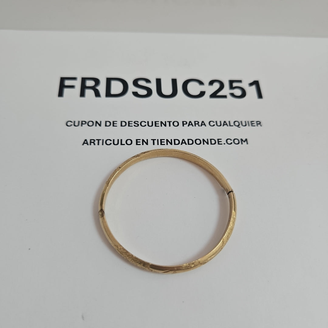PULSERA RIGIDA ORO 14 K 4,70 GRMS (SEMINUEVO)