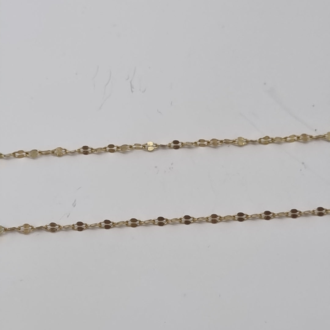 CADENA ORO 10 K 0,70 GRMS (SEMINUEVO)