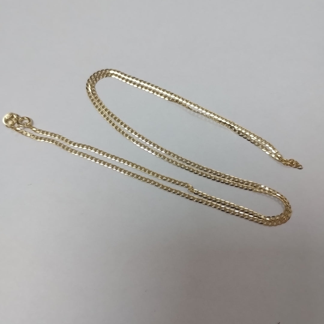 CADENAS BARBADA AMARILLA ORO 14K 2.2 (NUEVO)