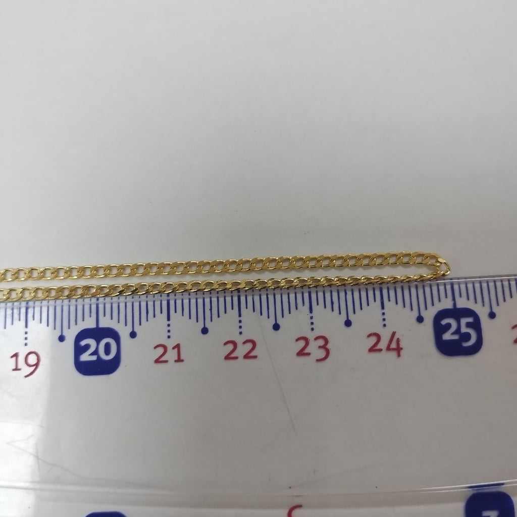 CADENAS BARBADA AMARILLA ORO 14K 1.9 (NUEVO)
