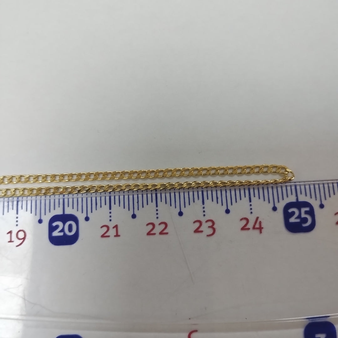 CADENAS BARBADA AMARILLA ORO 14K 1.9 (NUEVO)