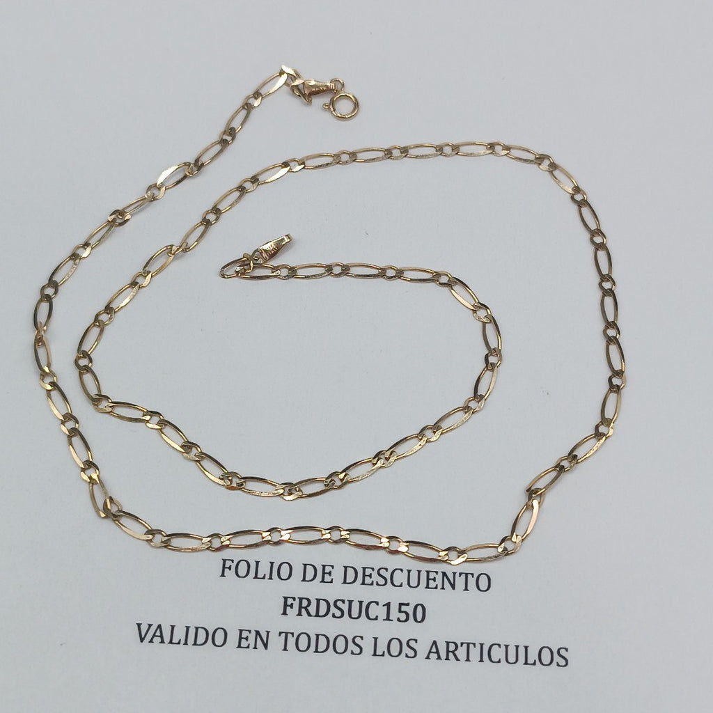 CADENA ORO 14 K 3.4 GRMS (SEMINUEVO)