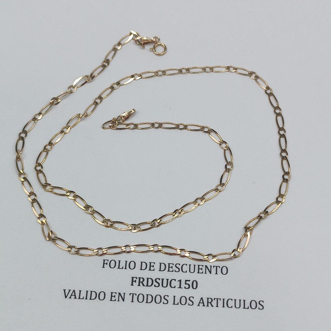 CADENA ORO 14 K 3.4 GRMS (SEMINUEVO)