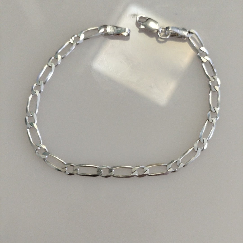 PULSERA TEJIDO 1X1 PLATA .925 18 CM 3.4 GR (NUEVO)