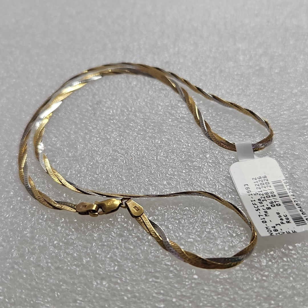 GARGANTILLA ORO 14 K 6.4 GRMS (SEMINUEVO)
