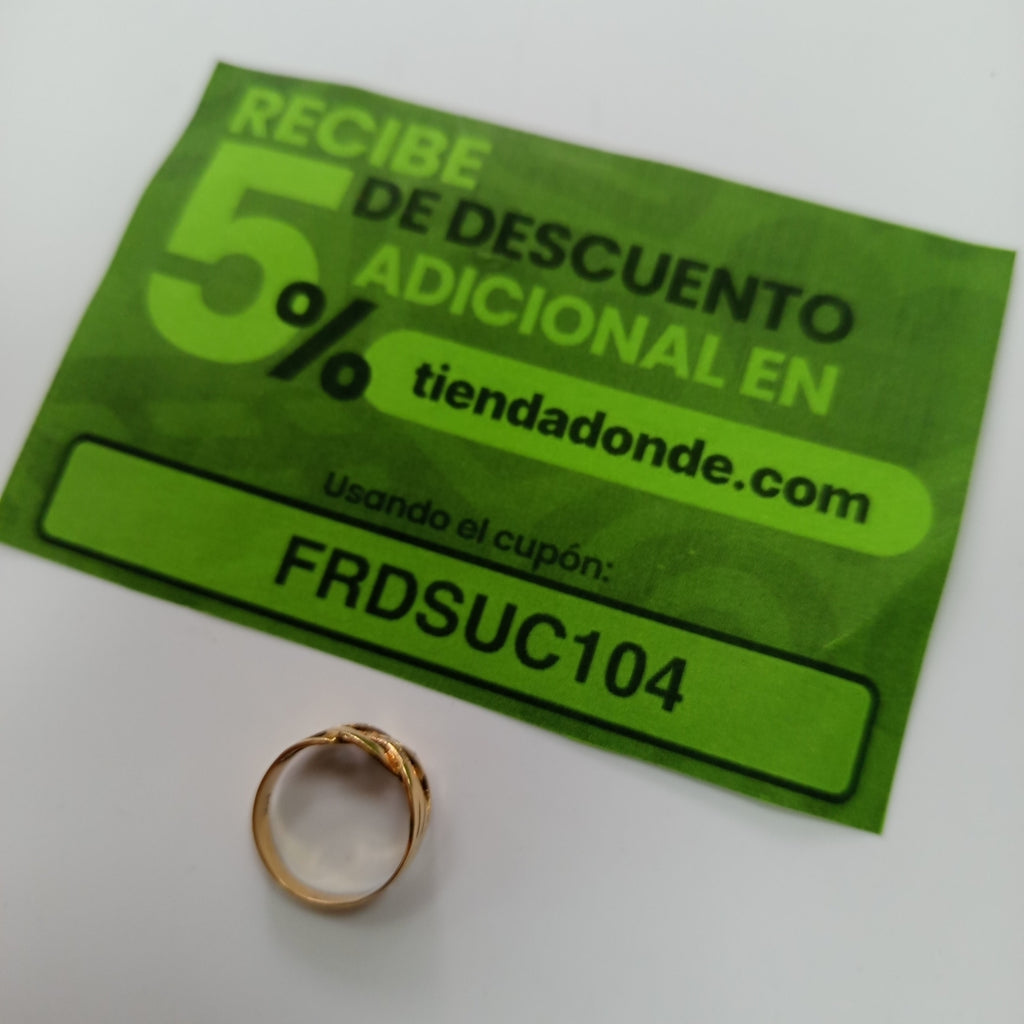 ANILLO ORO 14 K 3,20 GRMS (SEMINUEVO)