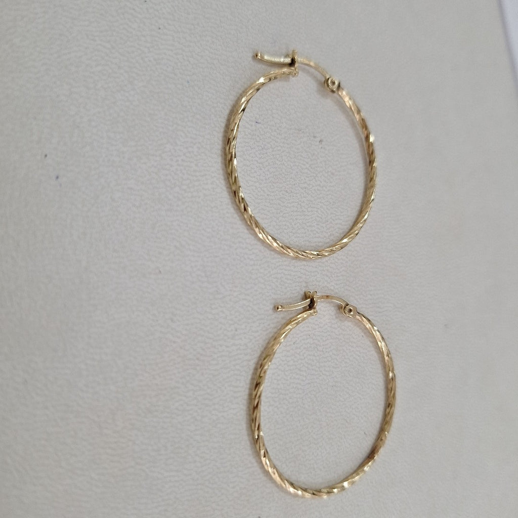 ARRACADAS PAR ORO 10 K 1.9 GRMS (SEMINUEVO)