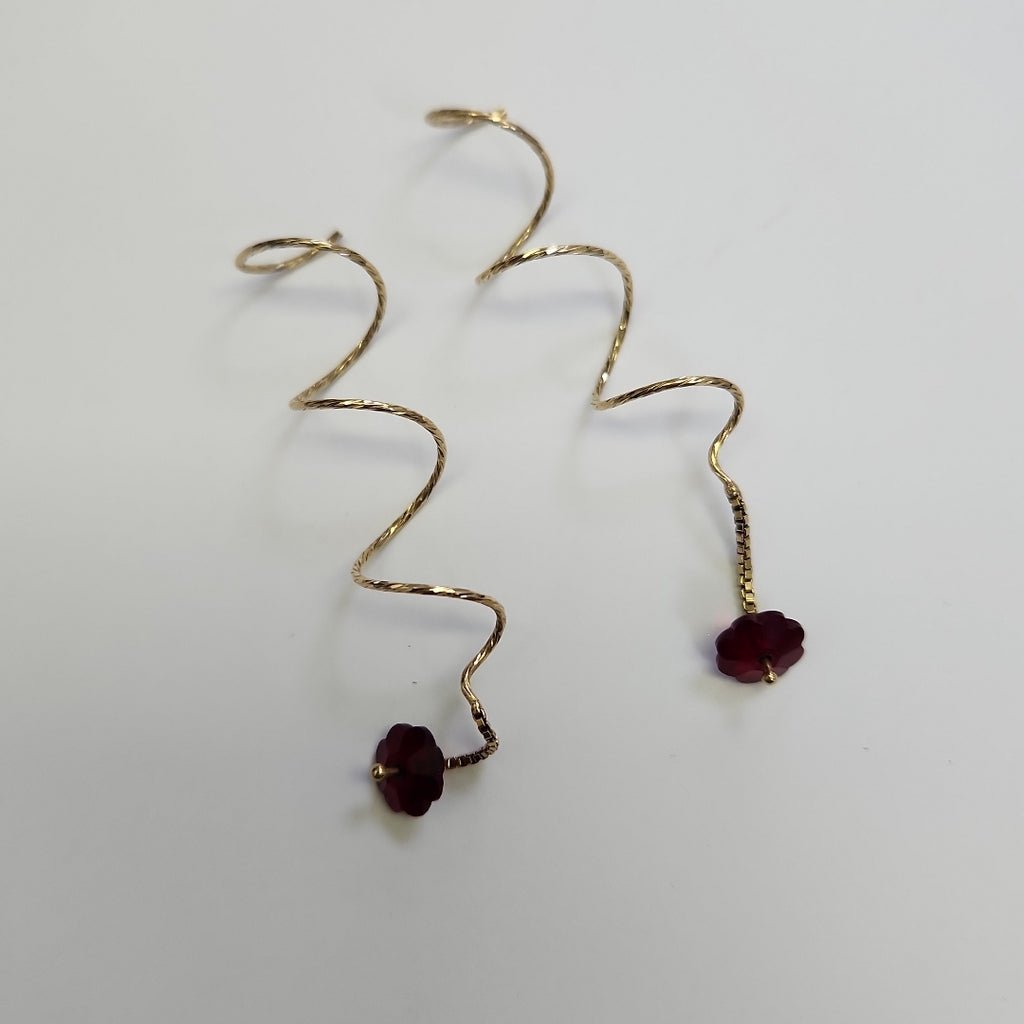 ARETES PAR ORO 10 K 2,00 GRMS (SEMINUEVO)