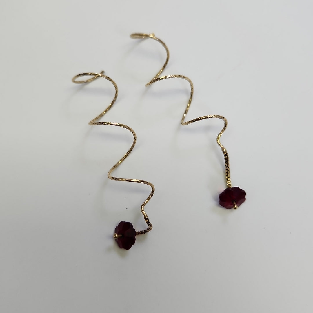 ARETES PAR ORO 10 K 2,00 GRMS (SEMINUEVO)