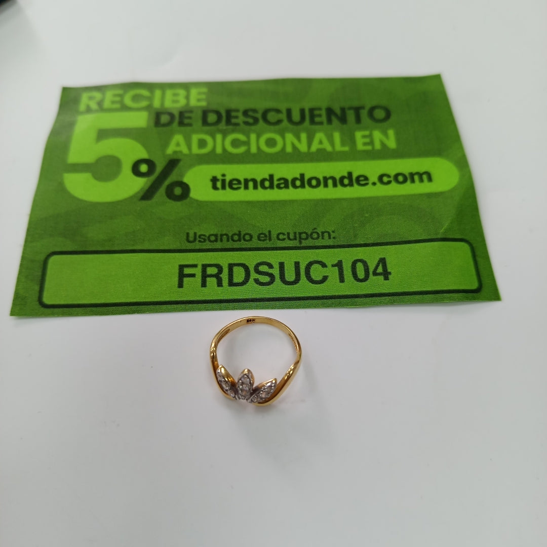 ANILLO ORO 14 K 2,80 GRMS (SEMINUEVO)