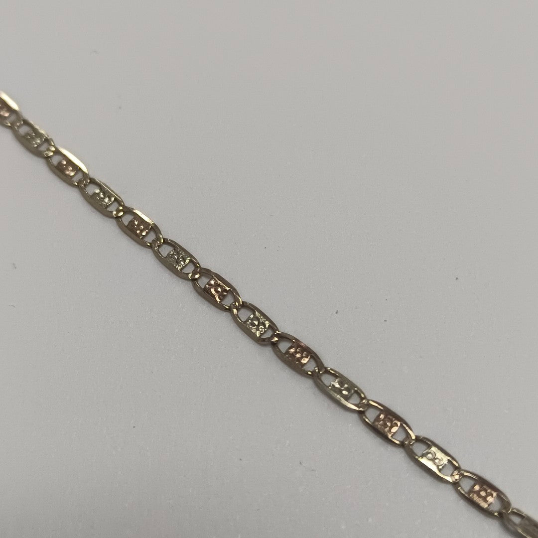 PULSERA ORO, ORO COMBINADO 14 K 1 GRMS (SEMINUEVO)