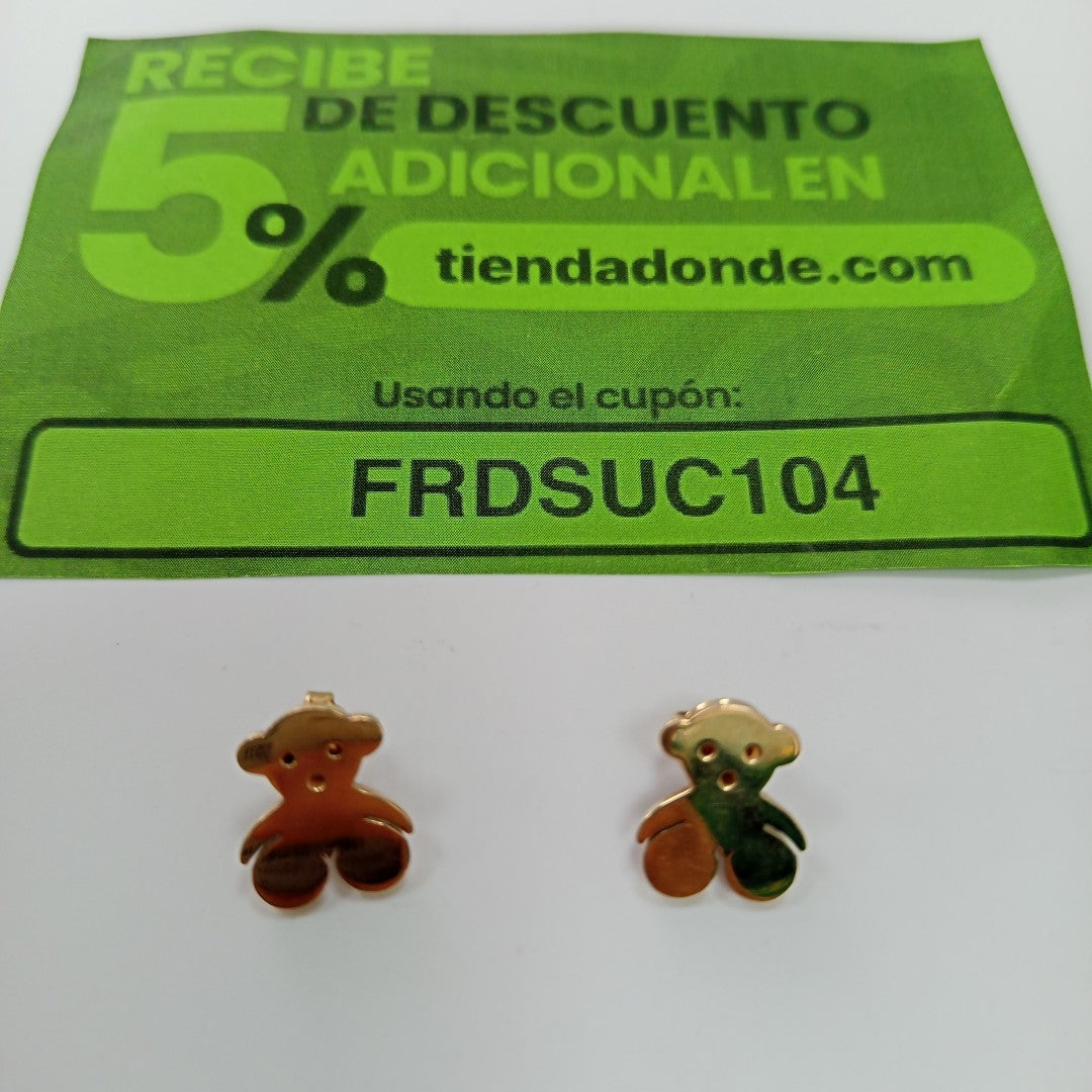 ARETES PAR ORO 14 K 4,40 GRMS (SEMINUEVO)