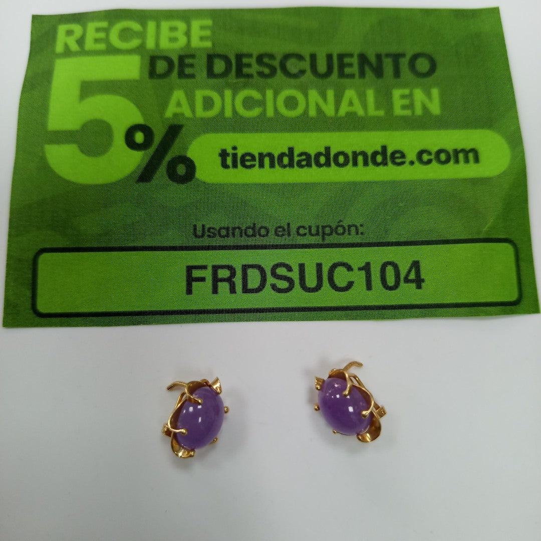 ARETES PAR ORO 14 K 5,70 GRMS (SEMINUEVO)