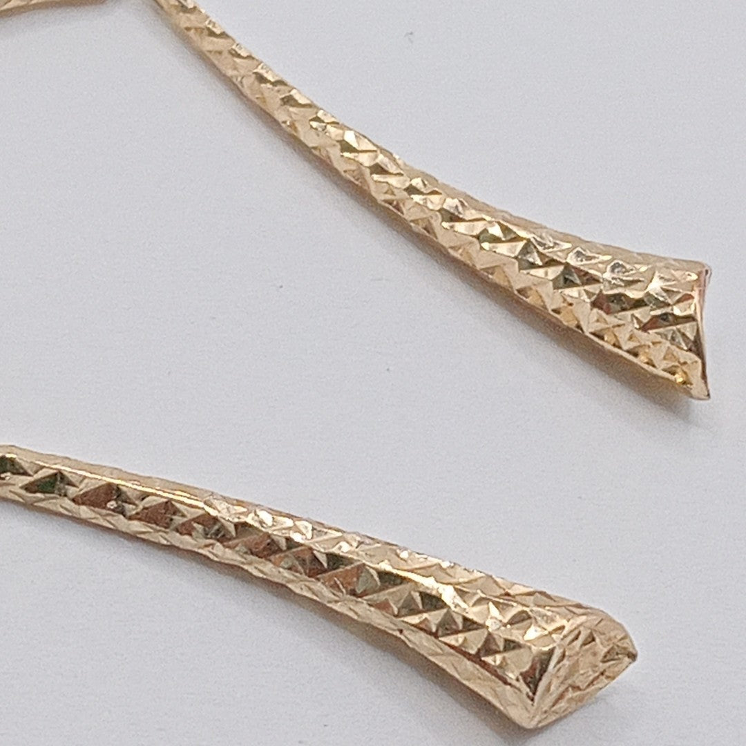 ARETES PAR ORO 14 K 2,70 GRMS (SEMINUEVO)