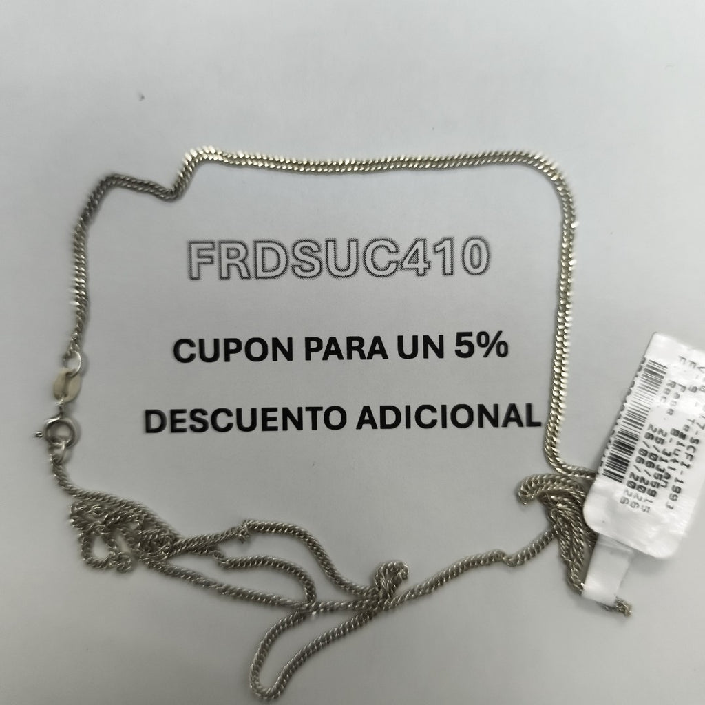 CADENA PLATA 3.8 GRMS (SEMINUEVO)