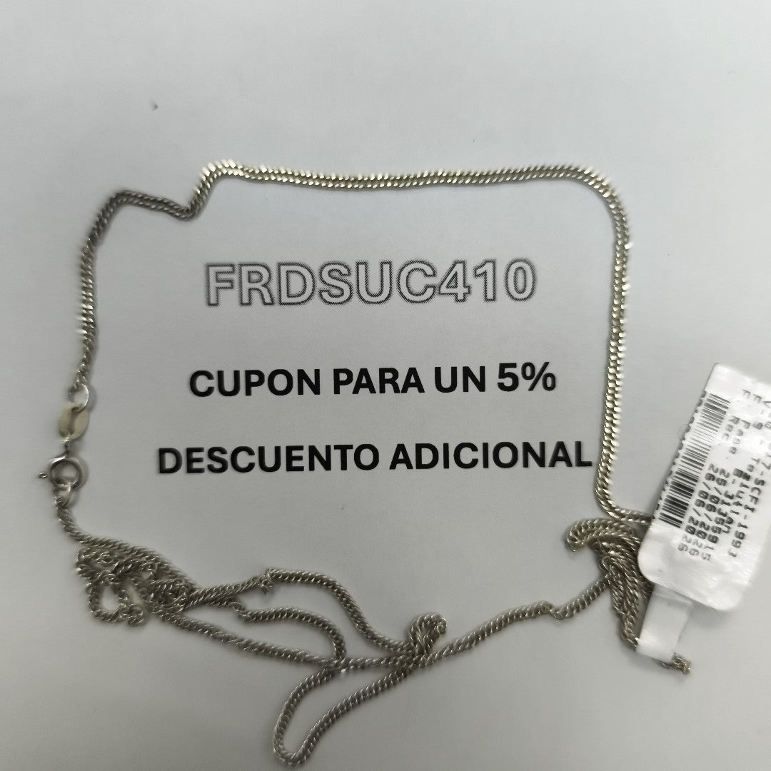CADENA PLATA 3.8 GRMS (SEMINUEVO)
