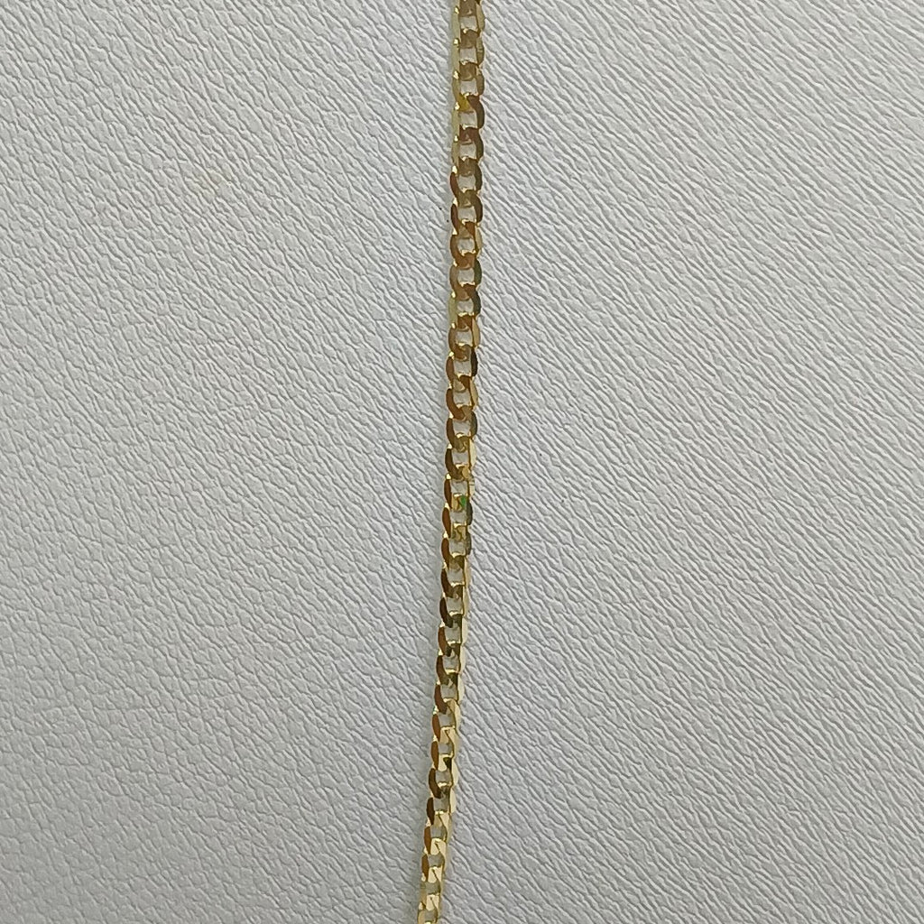 CADENAS BARBADA AMARILLA ORO 14K 2.1 (NUEVO)