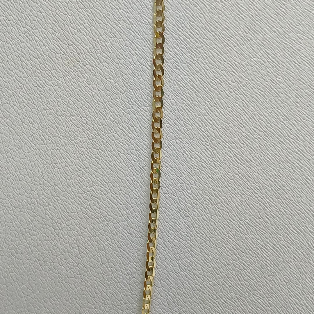 CADENAS BARBADA AMARILLA ORO 14K 2.1 (NUEVO)