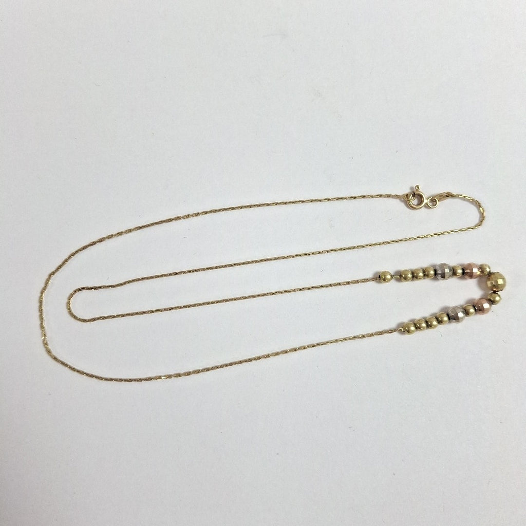 CADENA ORO COMBINADO 14 K 4.6 GRMS (SEMINUEVO)