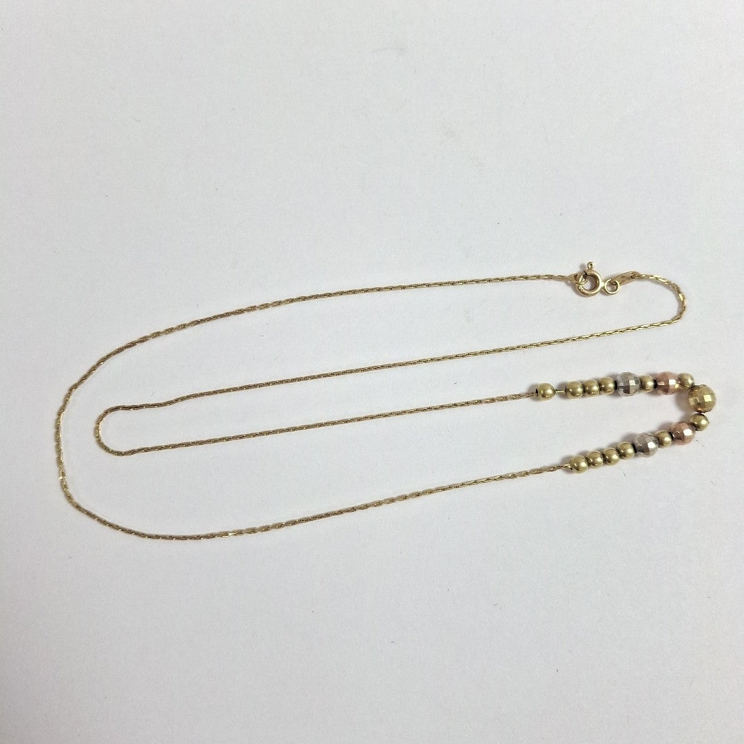 CADENA ORO COMBINADO 14 K 4.6 GRMS (SEMINUEVO)