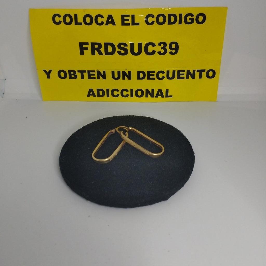 ARRACADAS PAR ORO 10 K 2.6 GRMS (SEMINUEVO)