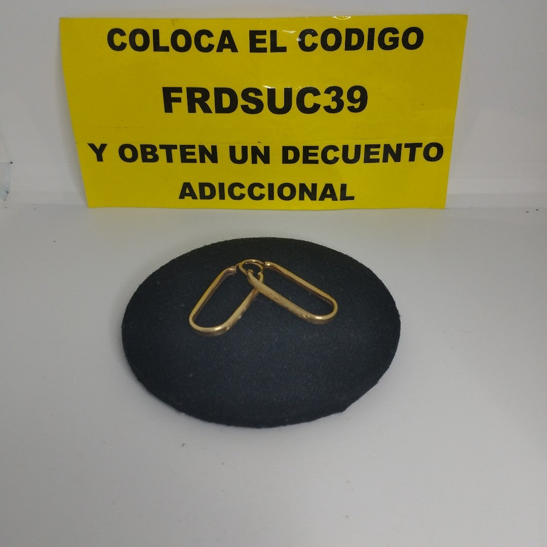 ARRACADAS PAR ORO 10 K 2.6 GRMS (SEMINUEVO)