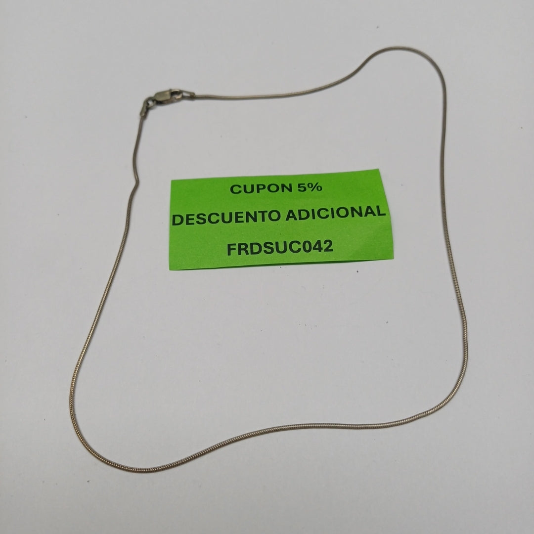 CADENA PLATA 3,50 GRMS (SEMINUEVO)
