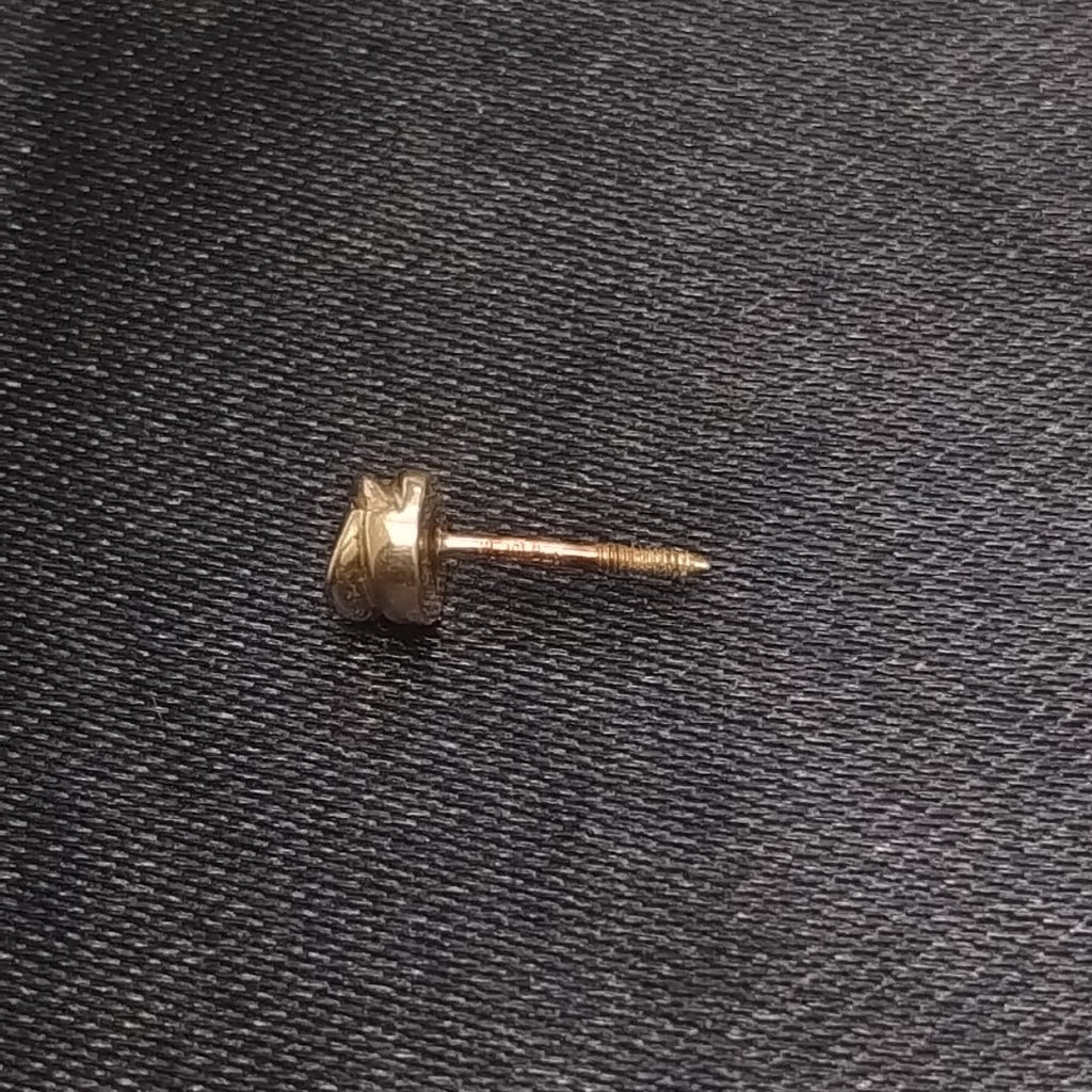 ARETES PAR ORO 10 K 0.9 GRMS (SEMINUEVO)