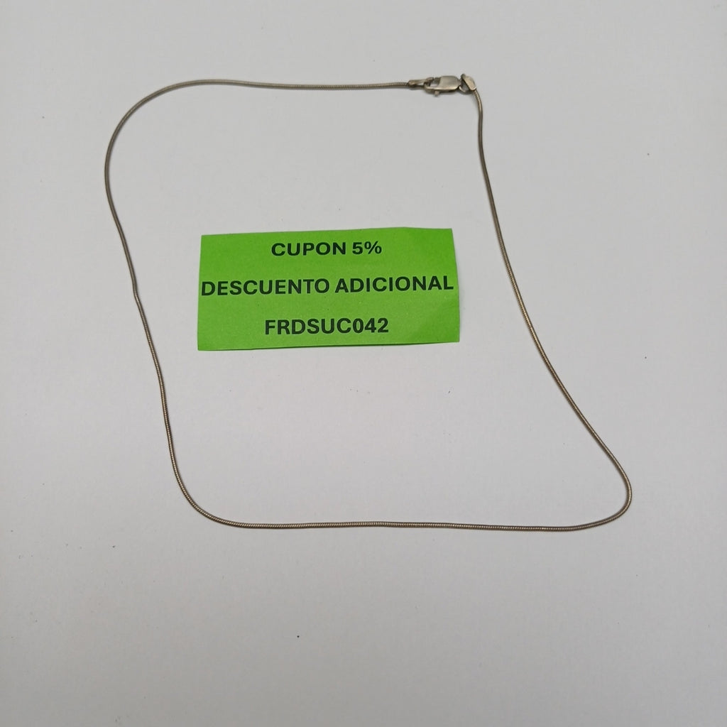 CADENA PLATA 3,60 GRMS (SEMINUEVO)