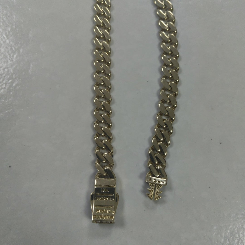 PULSERA CABALLERO MONACO ORO 10K 7.2 (NUEVO)