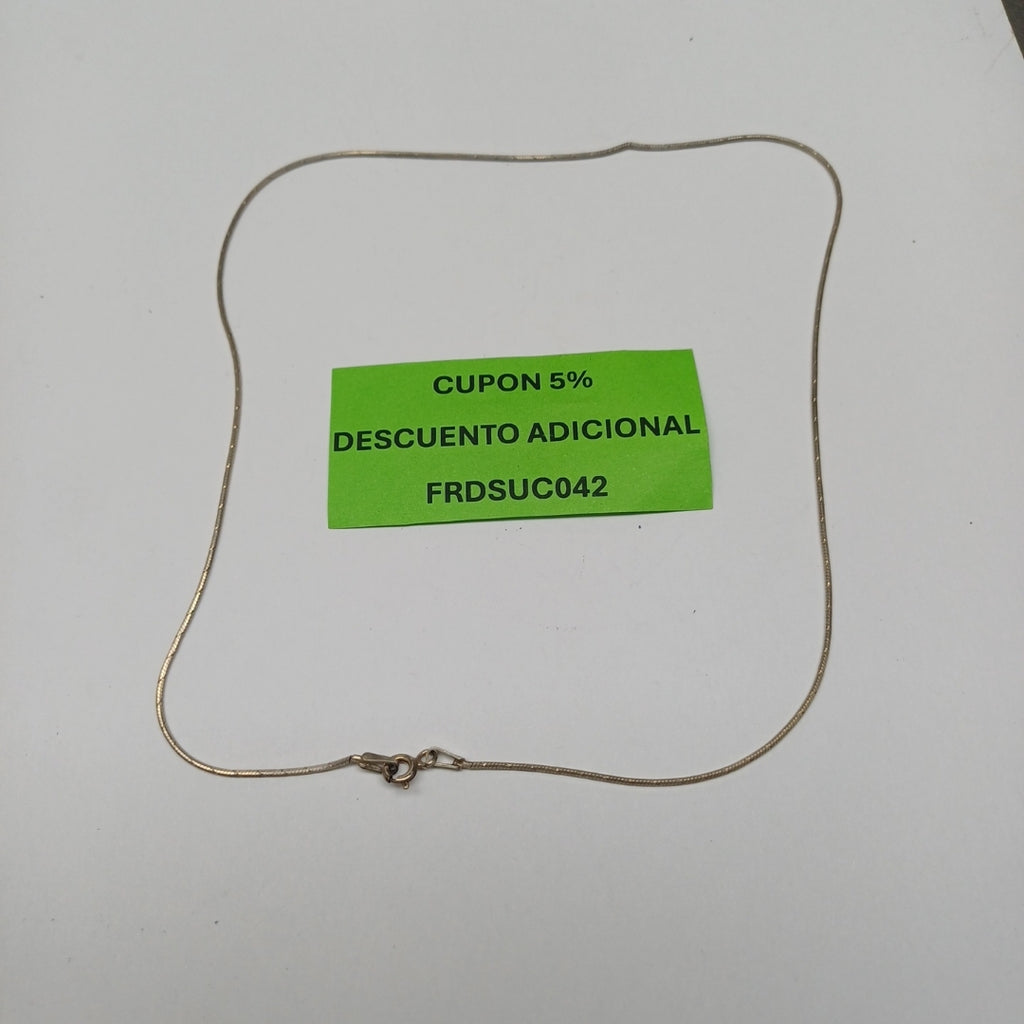 CADENA PLATA 2,80 GRMS (SEMINUEVO)
