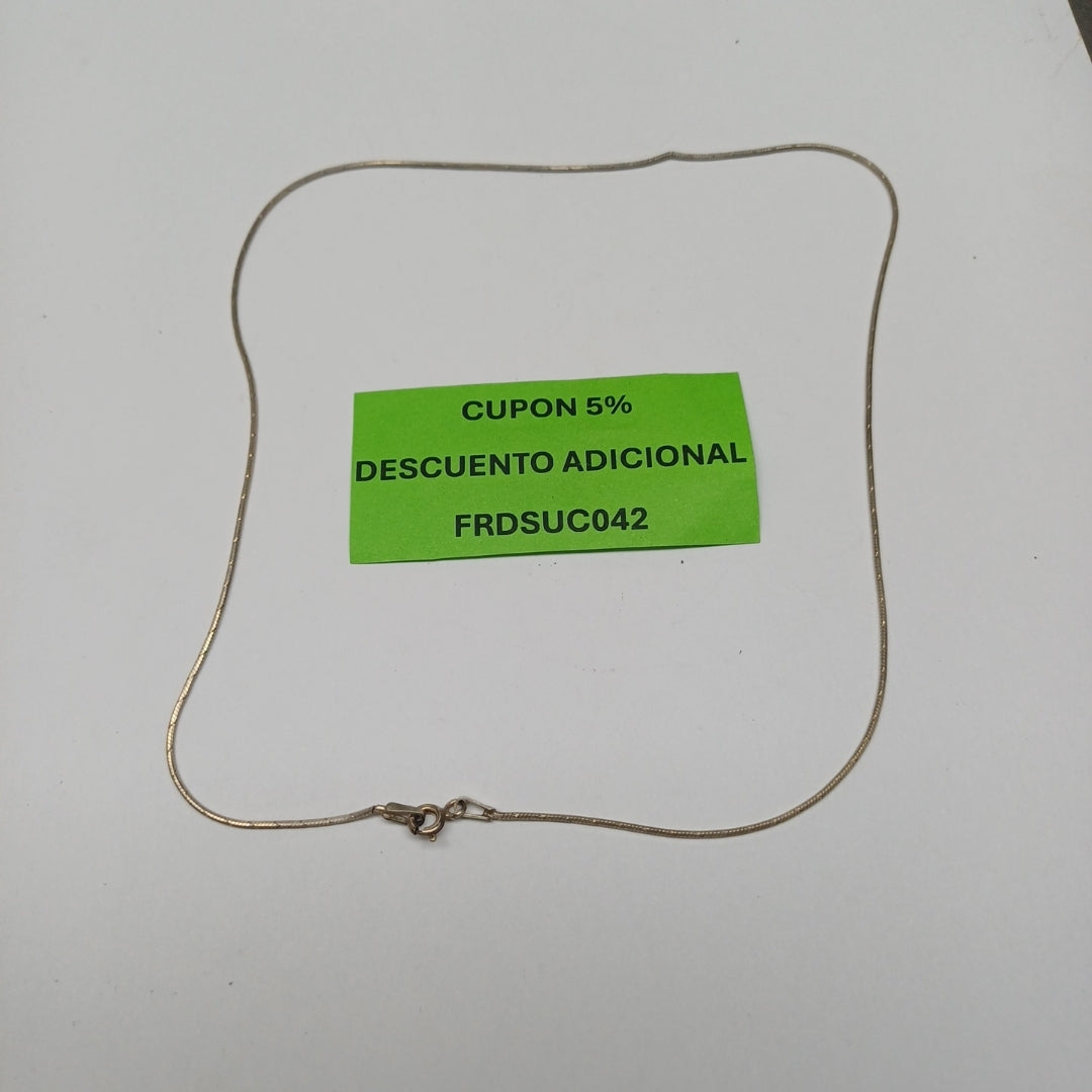 CADENA PLATA 2,80 GRMS (SEMINUEVO)