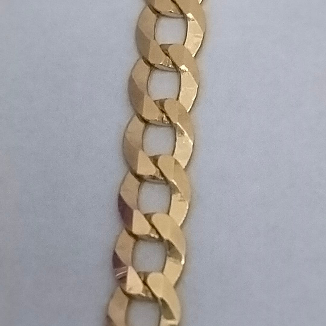 PULSERAS DAMA BARBADA AMARILLA ORO 14K 2.4 (NUEVO)