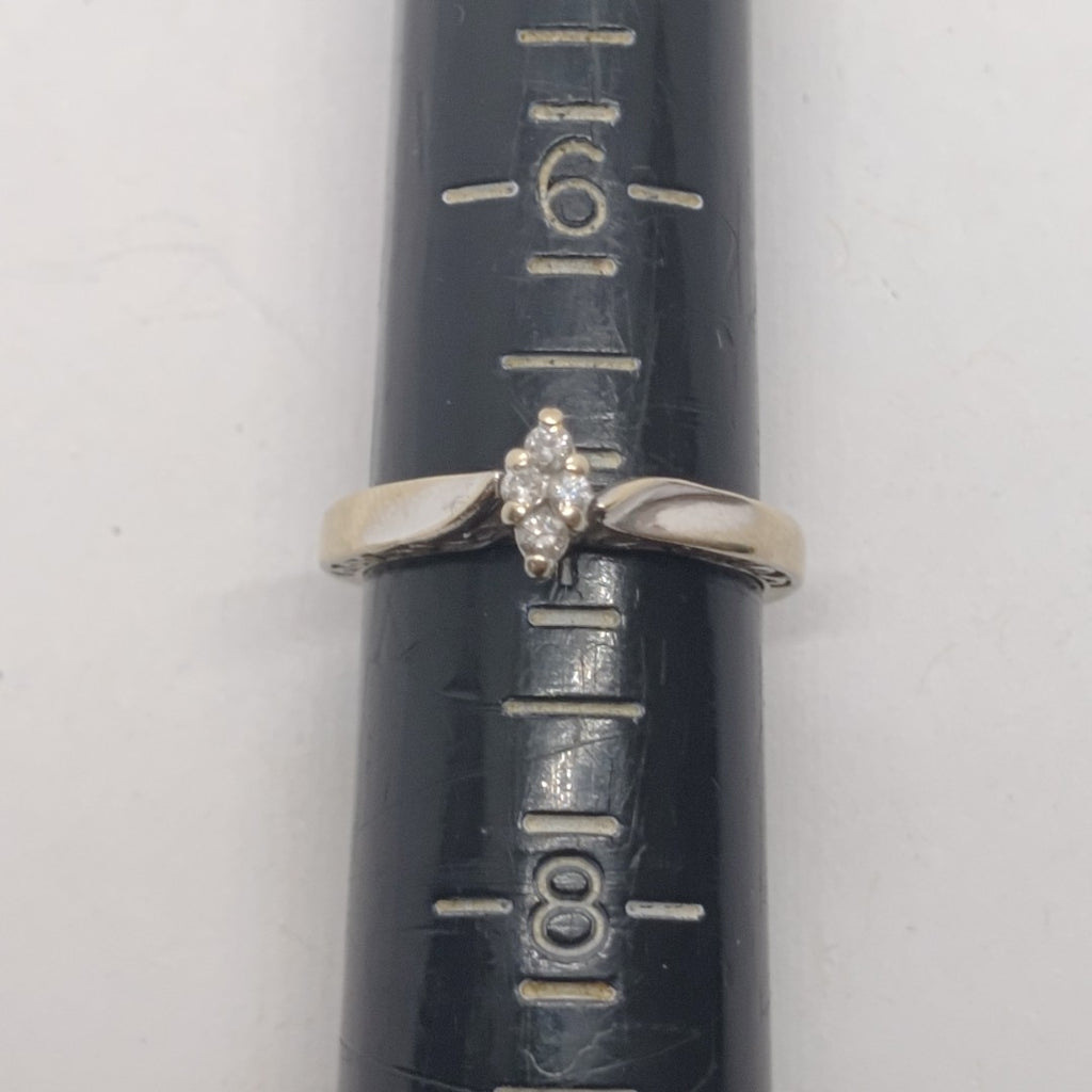 ANILLITO ORO, ORO BLANCO 14 K 2.8 GRMS (SEMINUEVO)