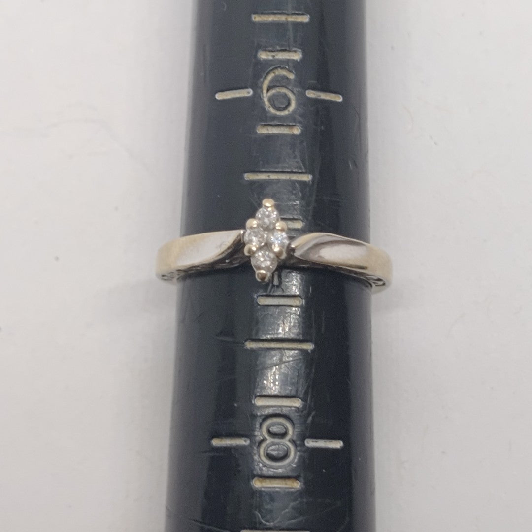 ANILLITO ORO, ORO BLANCO 14 K 2.8 GRMS (SEMINUEVO)