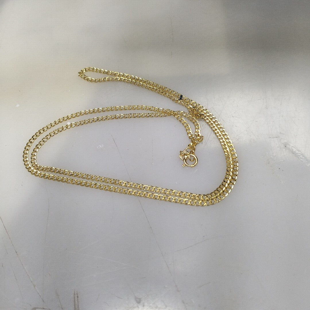 CADENAS BARBADA AMARILLA ORO 14K 2.1 (NUEVO)