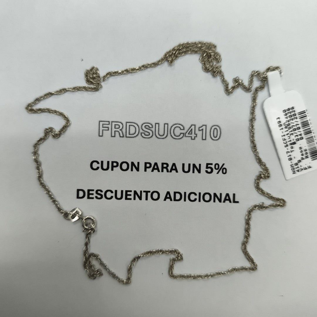 CADENA PLATA 2.5 GRMS (SEMINUEVO)