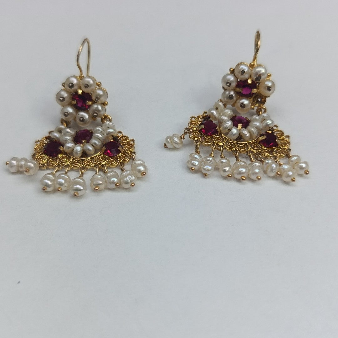 ARETES PAR ORO 10 K 5,40 GRMS (SEMINUEVO)