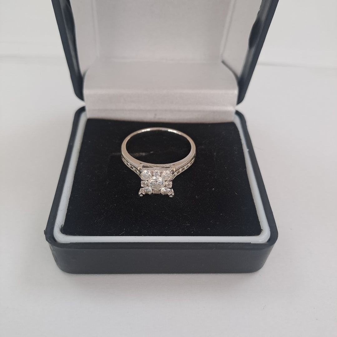 ANILLITO ORO BLANCO 14 K 3.5 GRMS (SEMINUEVO)