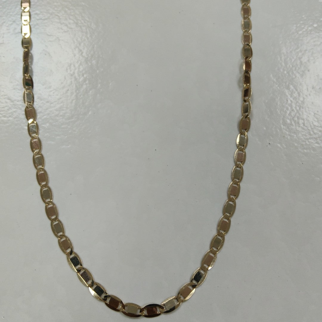 CADENAS VALENTINA/ESPEJO ORO 14K 10.8 (NUEVO)