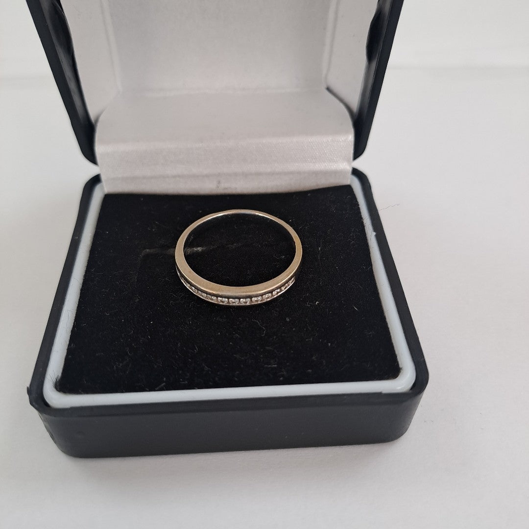 MEDIA CHURUMBELA ORO BLANCO 14 K 2.2 GRMS (SEMINUEVO)