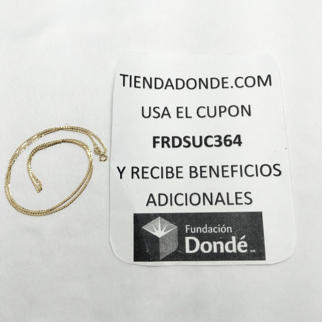 CADENAS BARBADA AMARILLA ORO 14K 2 (NUEVO)