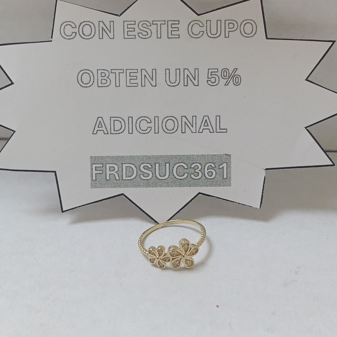 ANILLOS DAMA ORO 14K 2 (NUEVO)