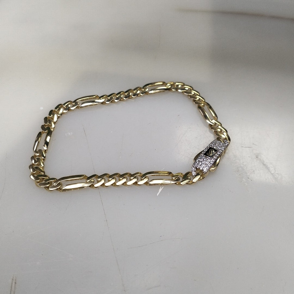 PULSERA MONACO ORO 14K 5.5 (NUEVO)