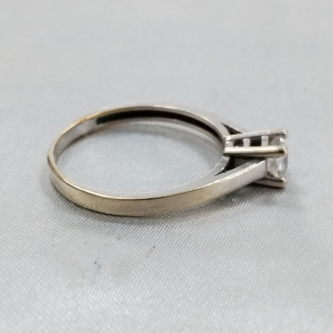 SOLITARIO ORO, ORO BLANCO 14 K 2 GRMS (SEMINUEVO)
