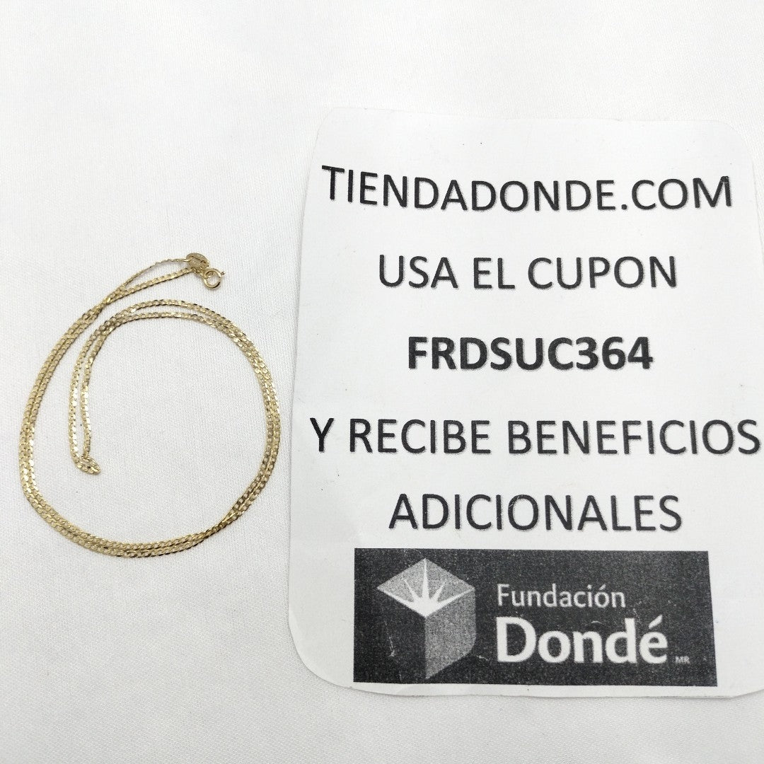CADENAS BARBADA AMARILLA ORO 14K 1.9 (NUEVO)